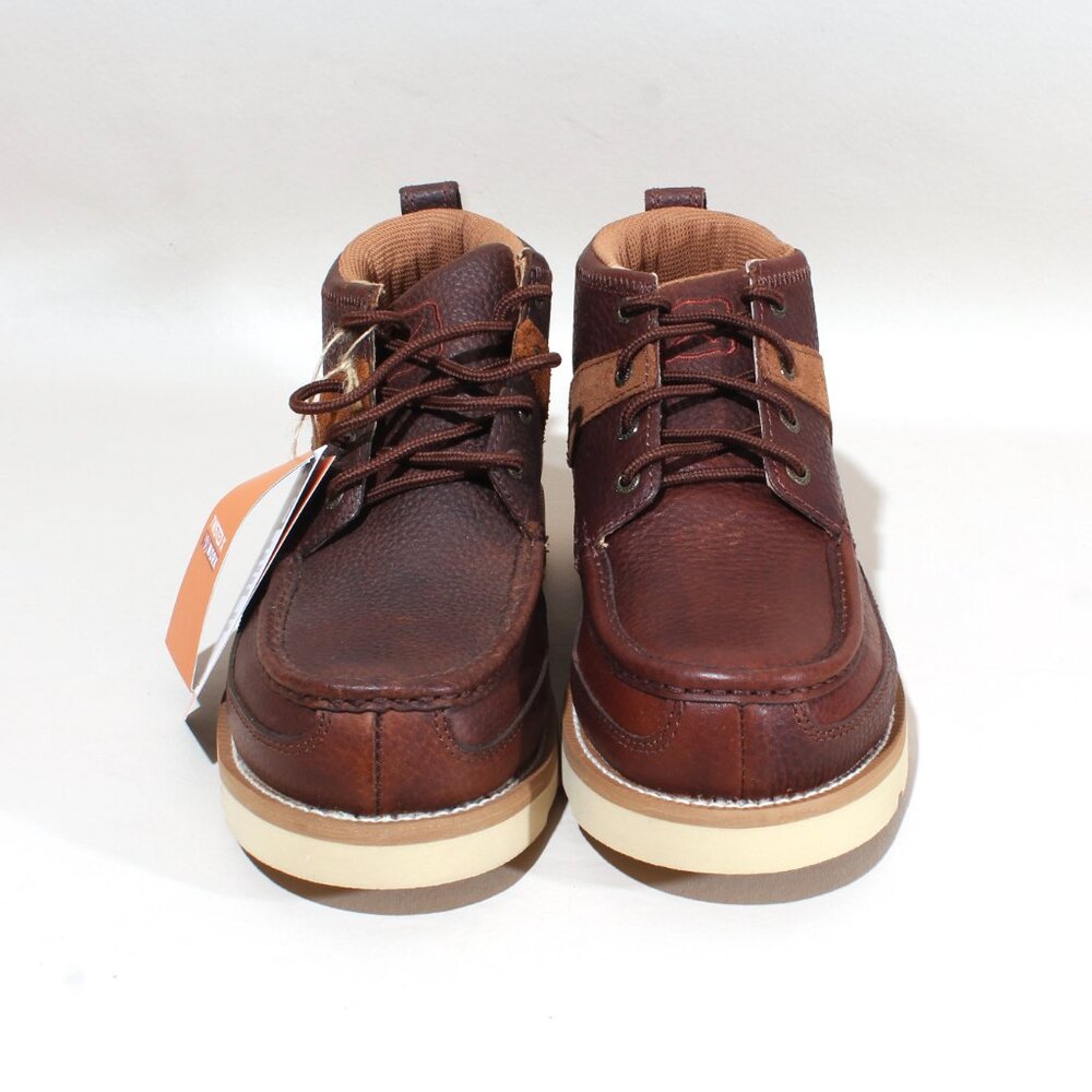 Twisted X Mens 4" Chelsea Wedge Safety Boots Cinnamon Brown Size 7.5 W Wide